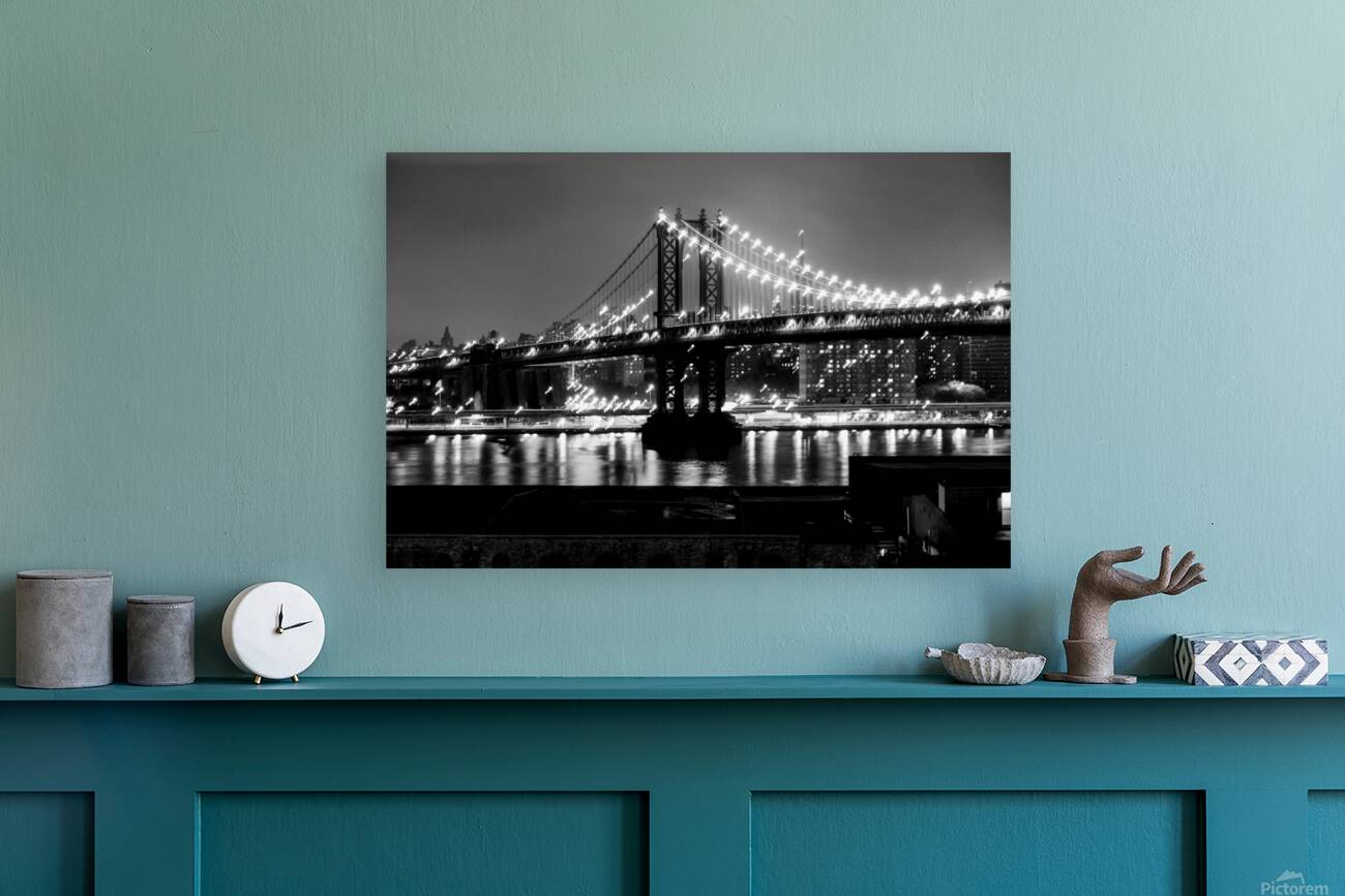 manhattan bridge over east river  horizontal 369 Reproduction