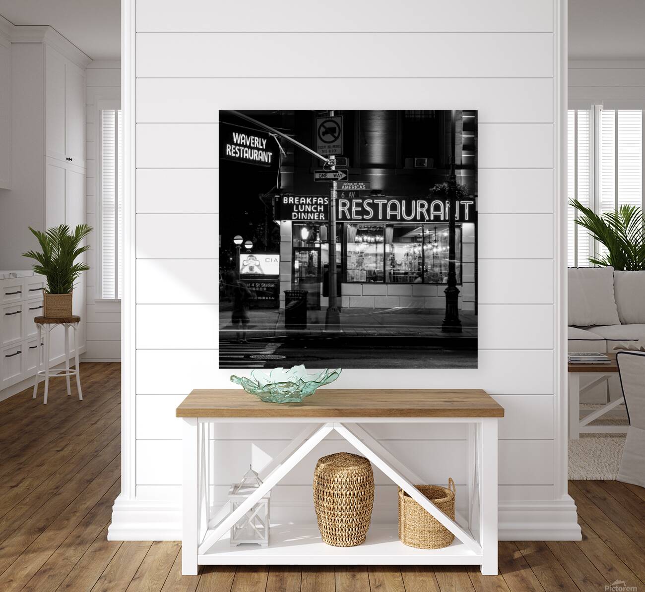 waverly restaurant 6th avenue  square 1522 Waverl Reproduction