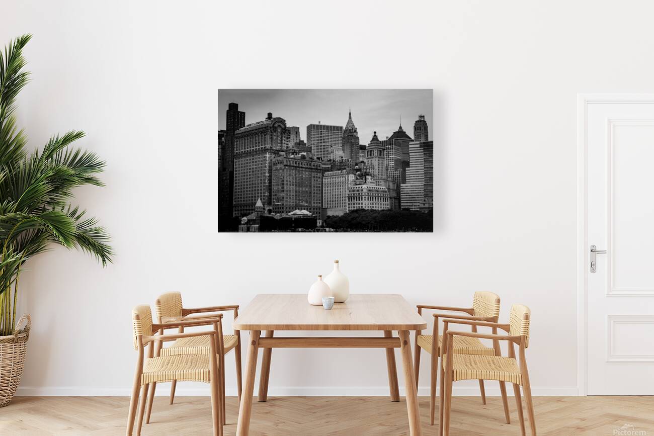 vintage new york skyline  horizontal 1476 Oldyork Reproduction