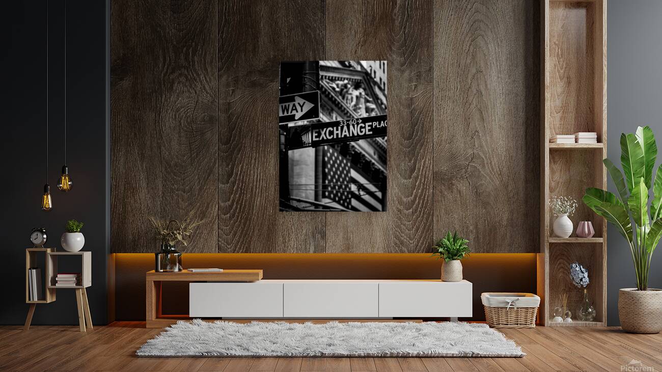 wall street broad exchange place  vertical 1441 E Reproduction