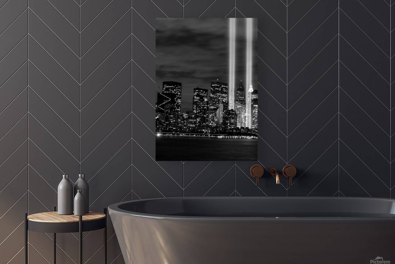 tribute in lights ground zero  vertical 1517 Vall Reproduction