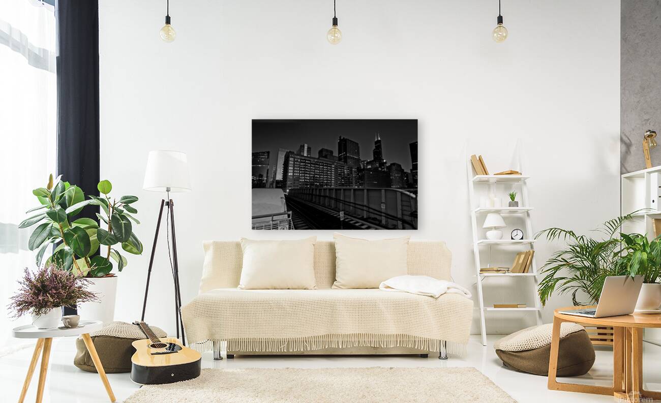 clinton street L station  horizontal 1188 Clinton Reproduction