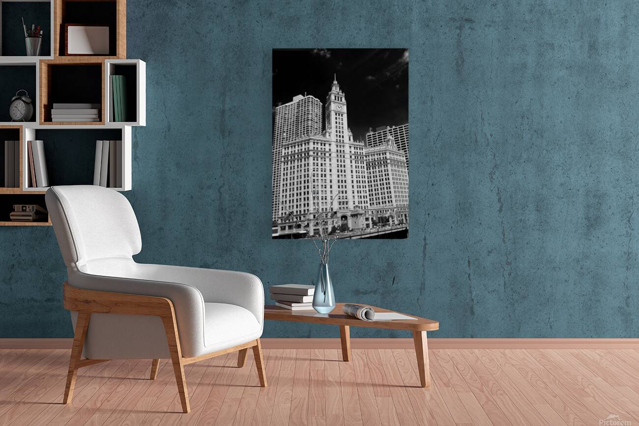 magnificent michigan avenue tribune wrigley build Reproduction