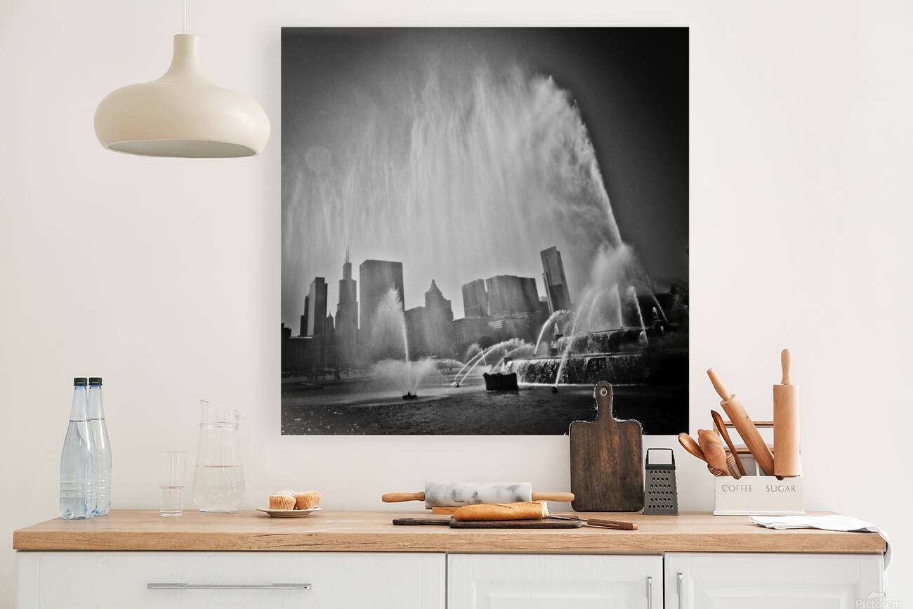 spray from buckingham fountain  square 2032 Spray Reproduction