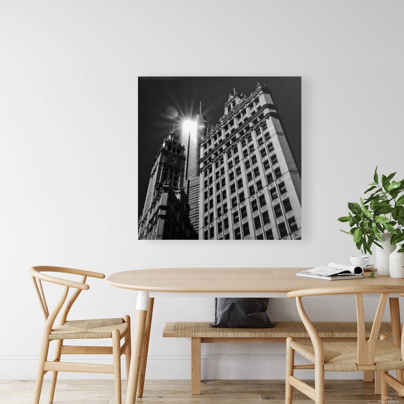 sun reflection off trump tower over wrigley build 1708133052.9496 Reproduction