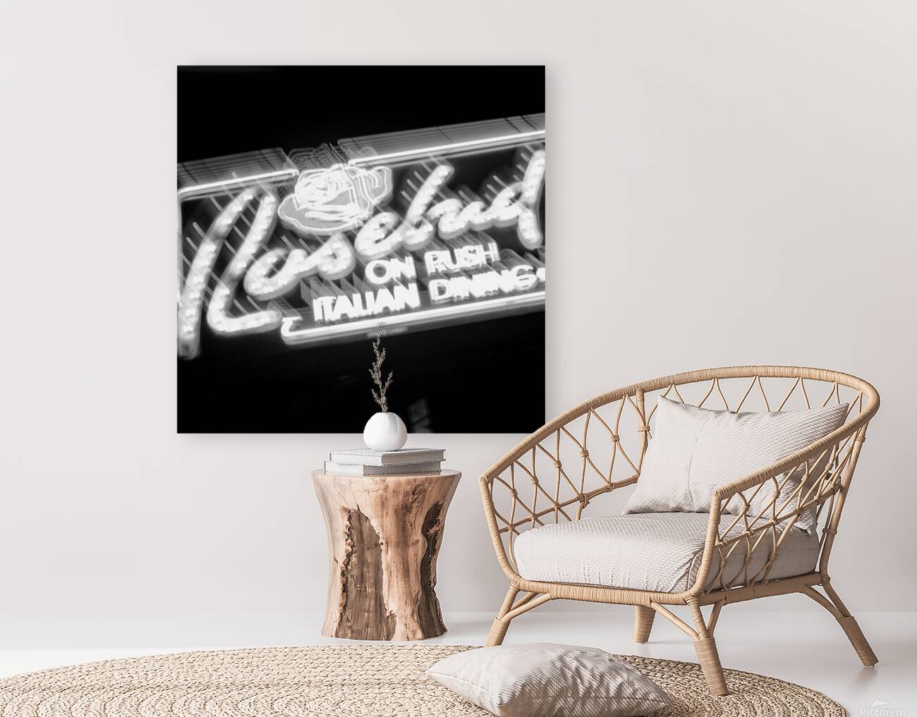 rosebud on rush  square 78 Rosebud 13k Reproduction