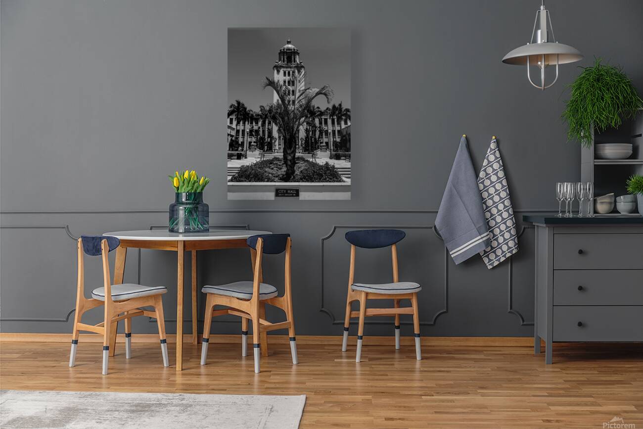 beverly hills city hall  vertical 2151 Crecent 13 Reproduction