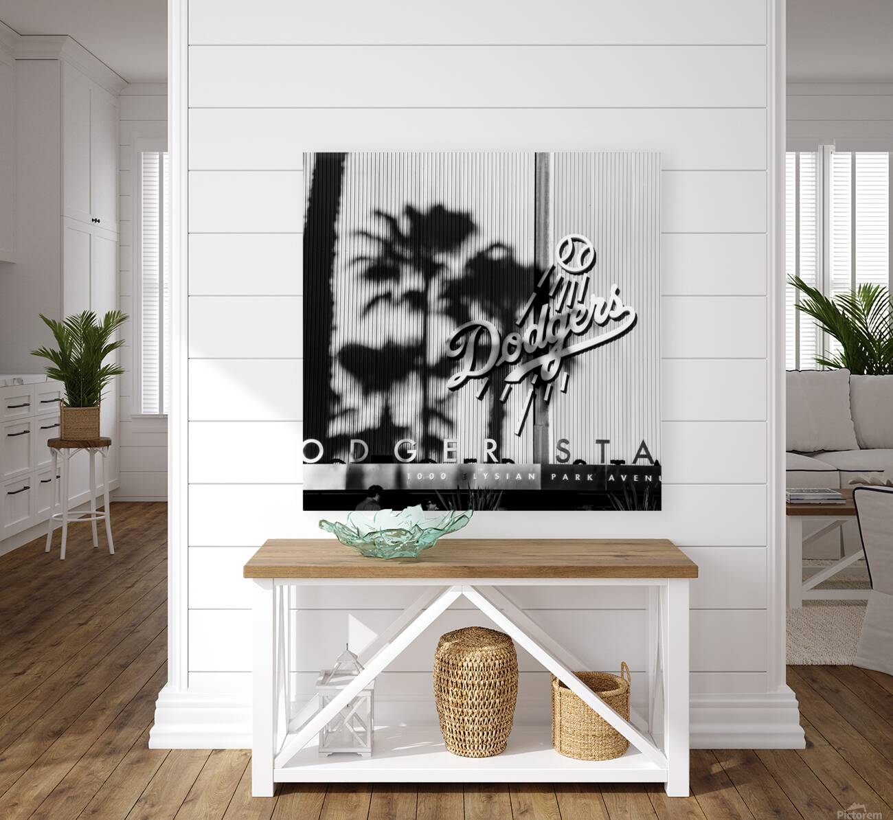 dodger stadium elysian park  square 2159 Elysian Reproduction