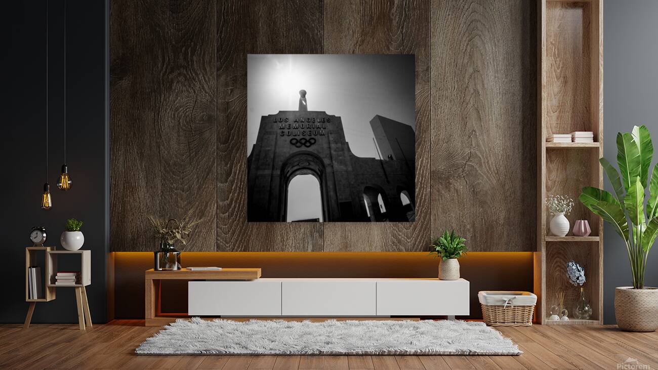 los angeles memorial coliseum  square 2148 Colise Reproduction
