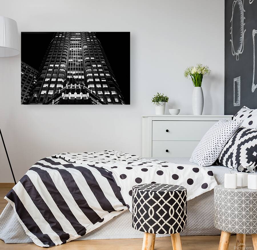 PWC building at night  horizontal 2150 Cooper 13k Reproduction