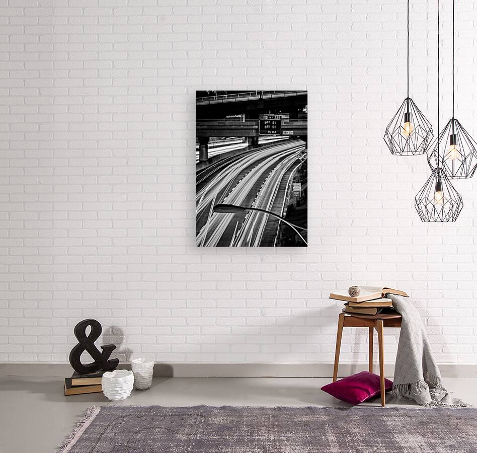 the 110 freeway downtown los angeles  vertical 21 Reproduction