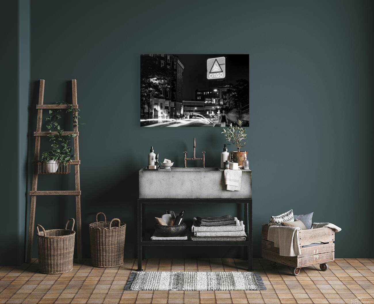 brookline avenue citgo sign  horizontal 24 Brookl Reproduction