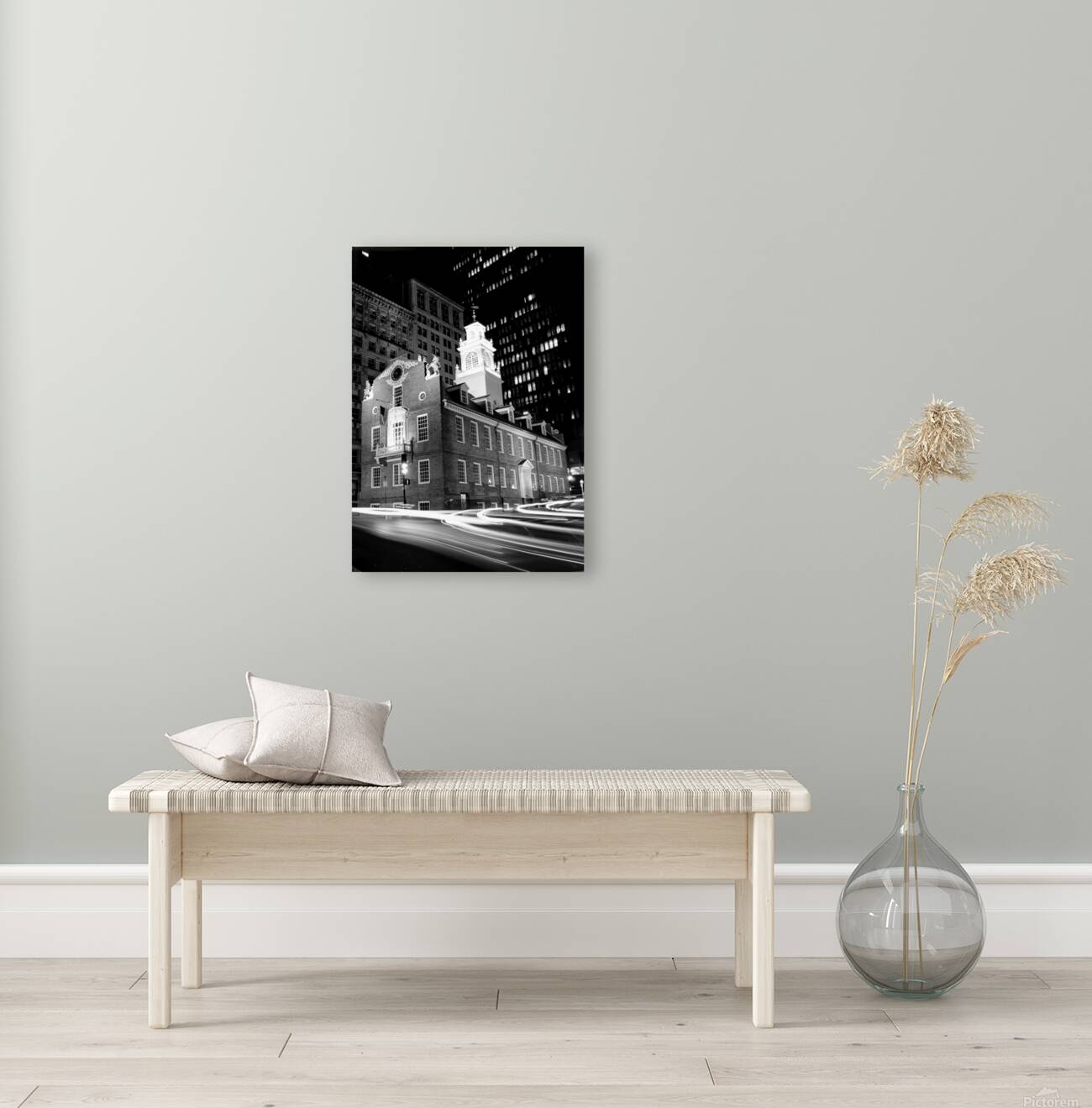 old state house  vertical 44 State 13k Reproduction