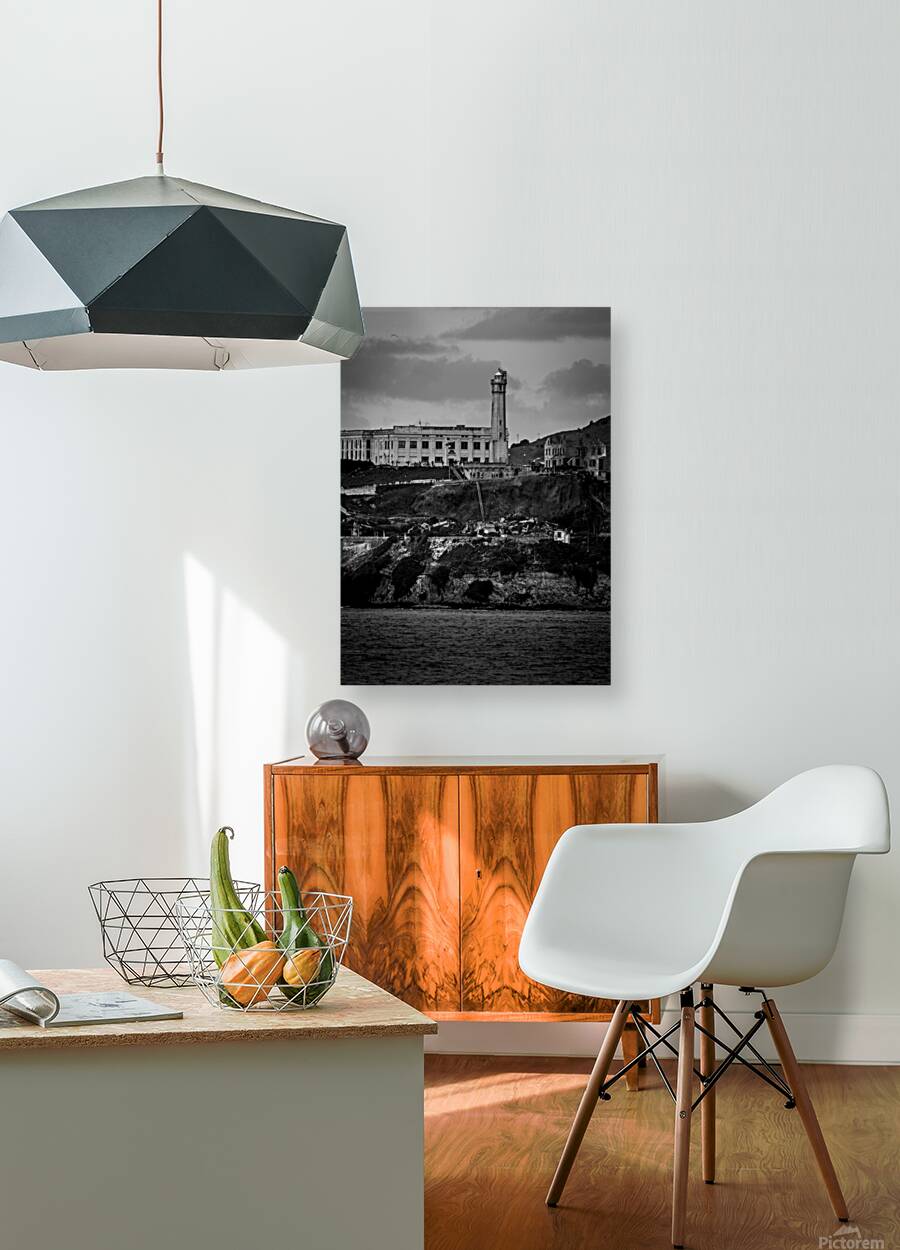 alcatraz island san francisco bay  vertical 2842 Reproduction