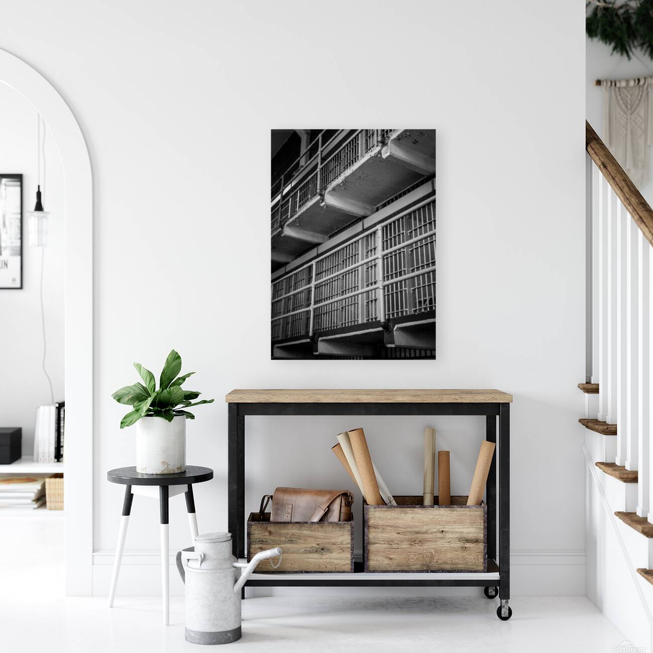 alcatraz cellblock  vertical 2817 Cellblock 13k.j Reproduction