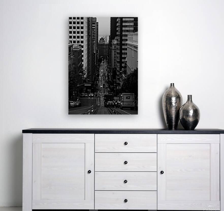 california street downtown san francisco  vertica Reproduction