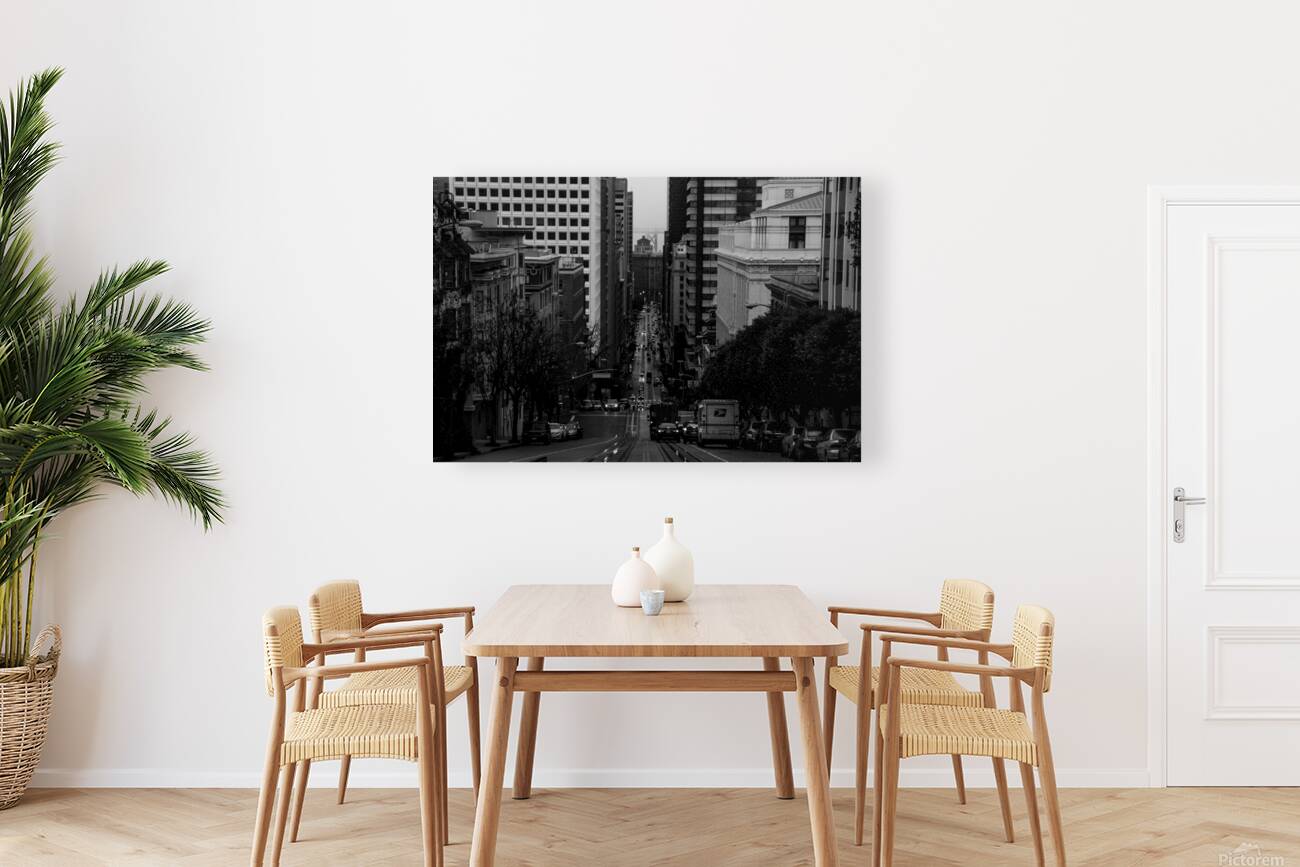 california street downtown san francisco  horizon Reproduction