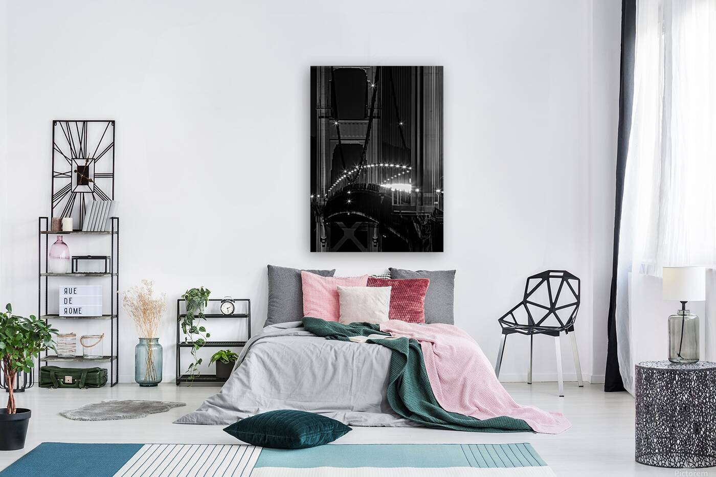 golden gate bridge rush hour traffic  vertical 28 Reproduction