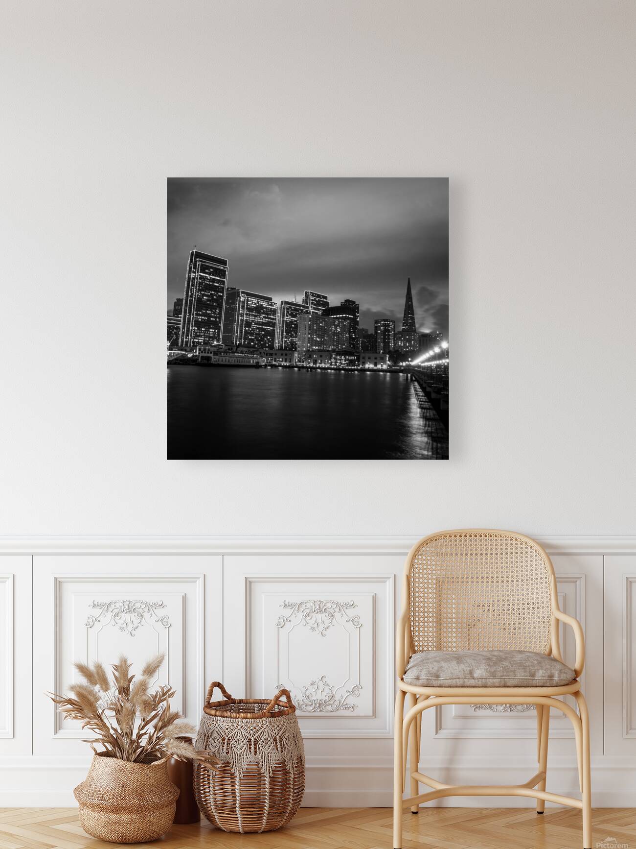 san francisco skyline embarcadero  square 3335 Em Reproduction