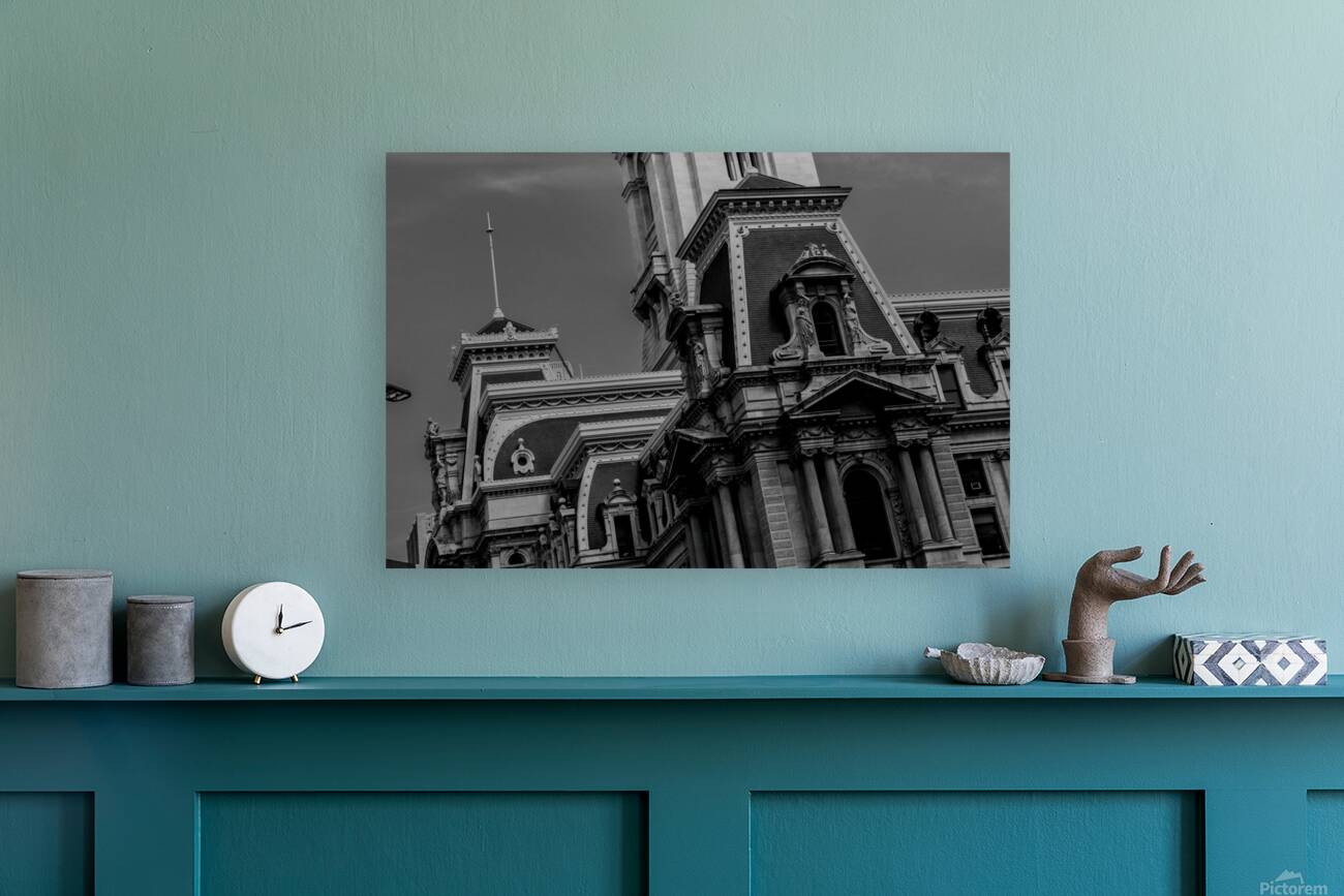 tight shot philadelphia city hall  horizontal 296 Reproduction