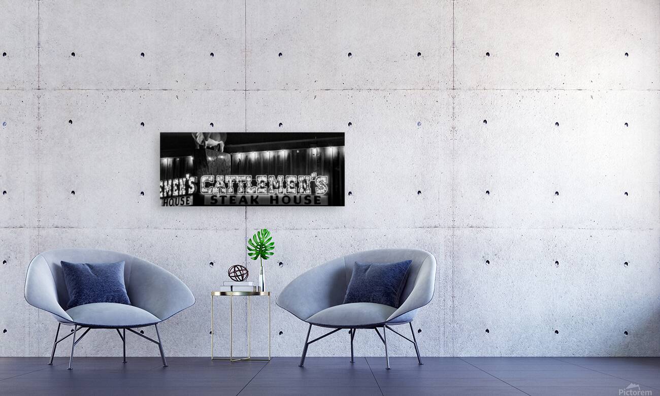 cattlemens steak house  panoramic 801 Cattlemens Reproduction