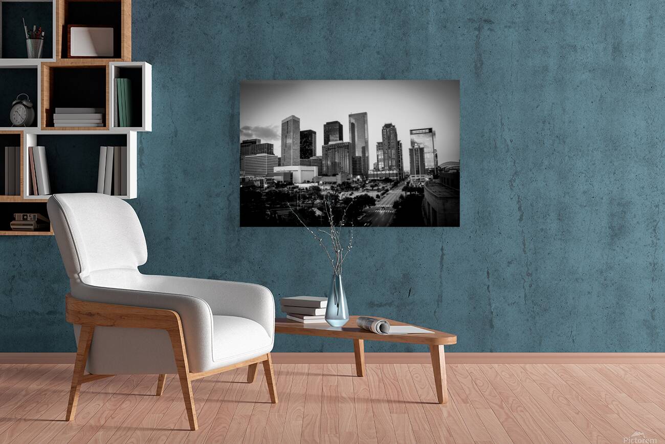 houston texas skyline  horizontal 3277 Leeland 13 Reproduction