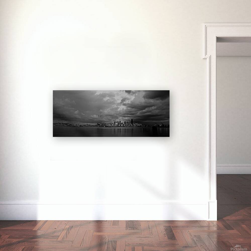 seattle skyline puget sound  panoramic 304 Puget Reproduction
