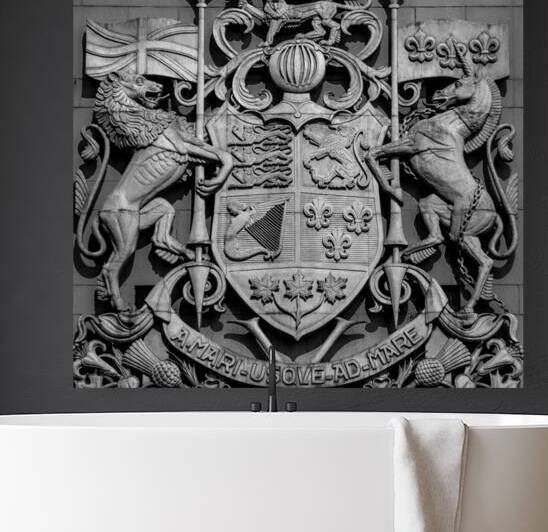 canada coat of arms  square 2626 Coat 13k by Black And White