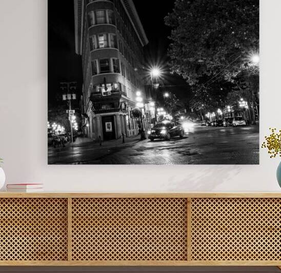 powell street gastown at night  square 2642 Powel by Black And White