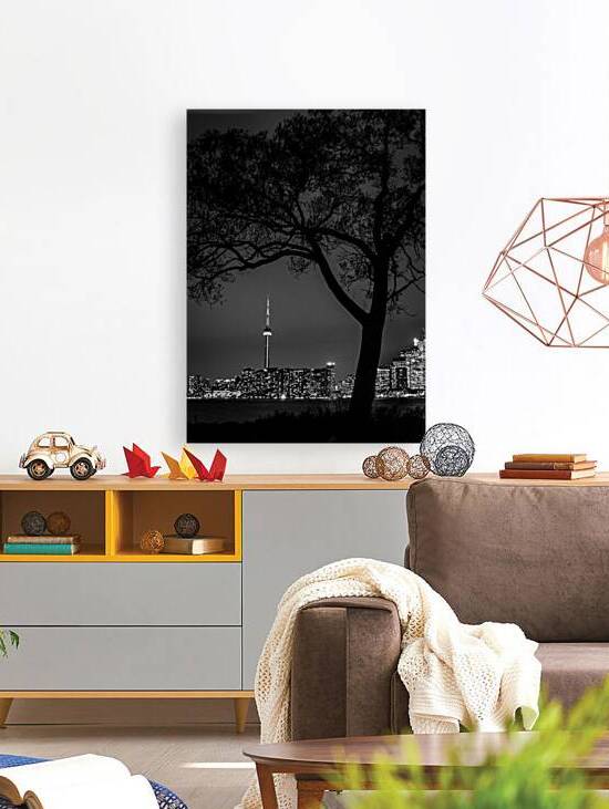 toronto skyline wards island  vertical 427 Wards by Black And White