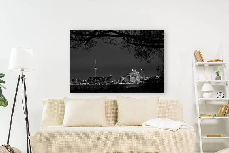 toronto skyline at night  horizontal 3024 Branche by Black And White