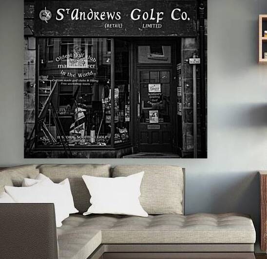 st andrews golf co  square 4647 Limited 13k by Black And White