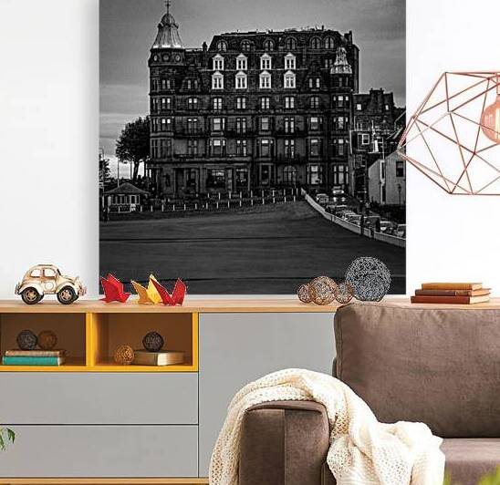 18th hole old course st andrews  square 4639 Eigh by Black And White