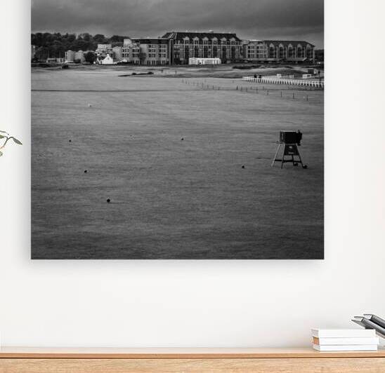 1st tee old cousre st andrews scotland  square 46 by Black And White