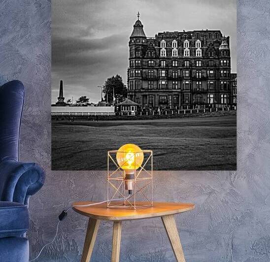 hamilton grand hotel st andrews scotland  square by Black And White