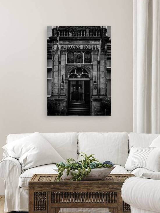rusacks hotel st andrews scotland  vertical 4654 by Black And White