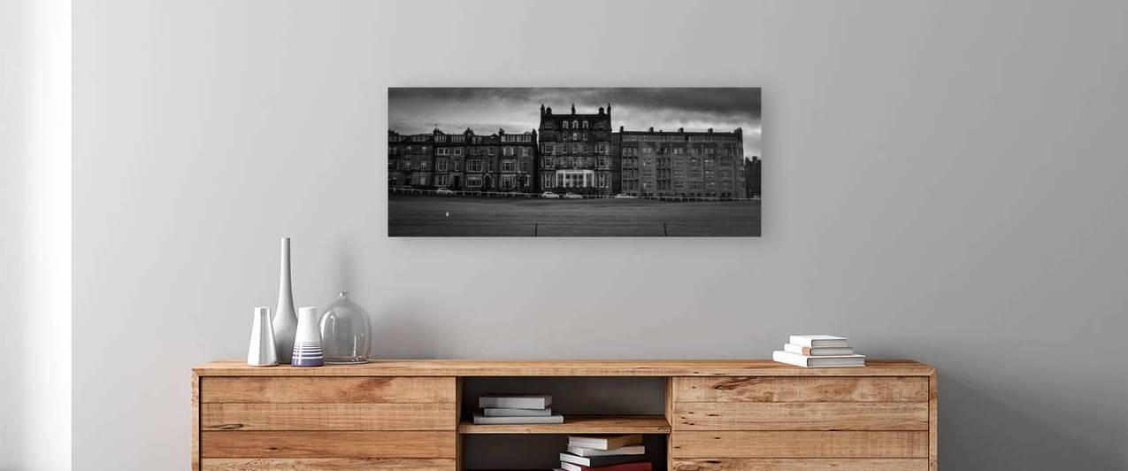 rusacks hotel 18th fairway old course st andrews  1707865770.4757 by Black And White