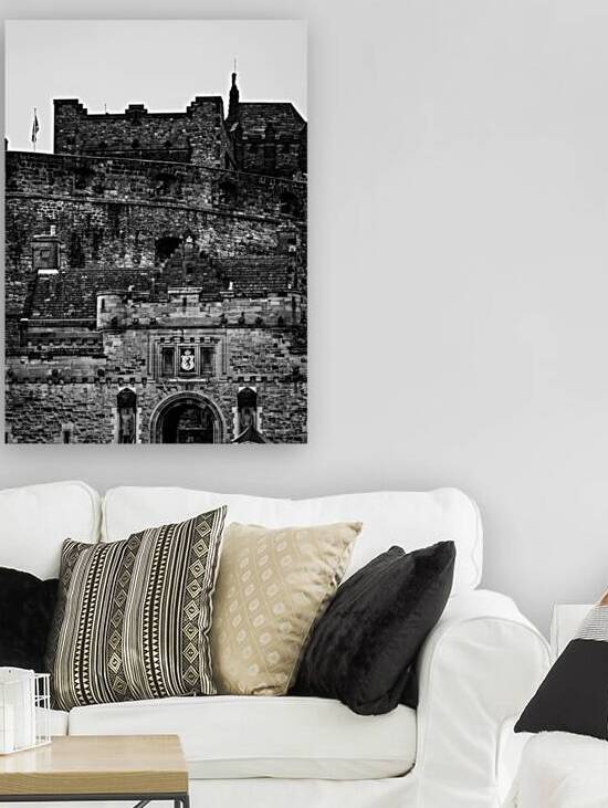 edinburgh castle  vertical 4666 Castle 13k by Black And White