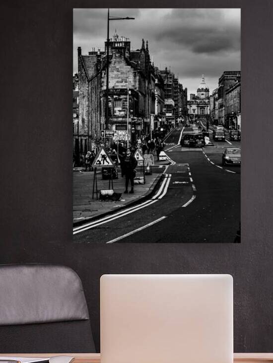 edinburgh george iv bridge  vertical 4676 Greyfri by Black And White