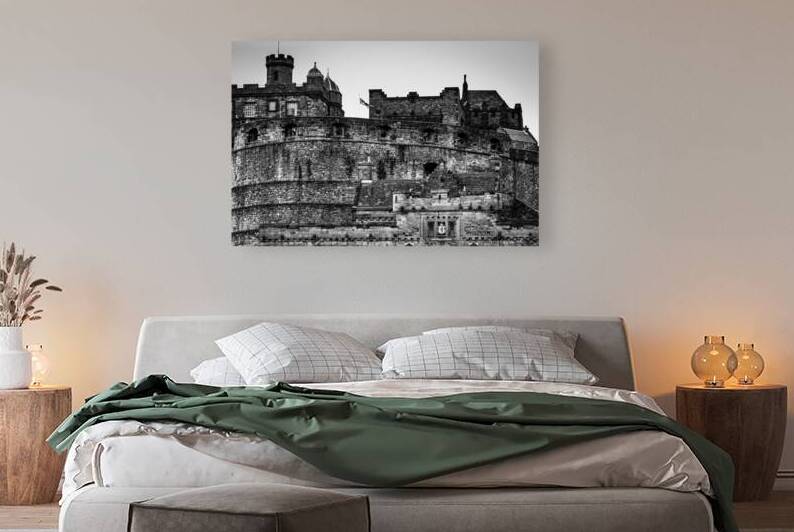 edinburgh castle  horizontal 4673 Edinburgh 13k.j by Black And White