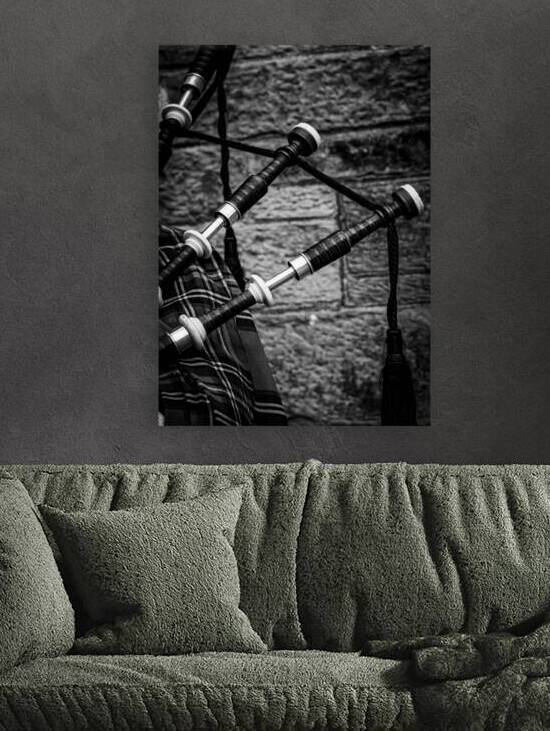scottish bag pipes  vertical 4687 Pipes 13k by Black And White