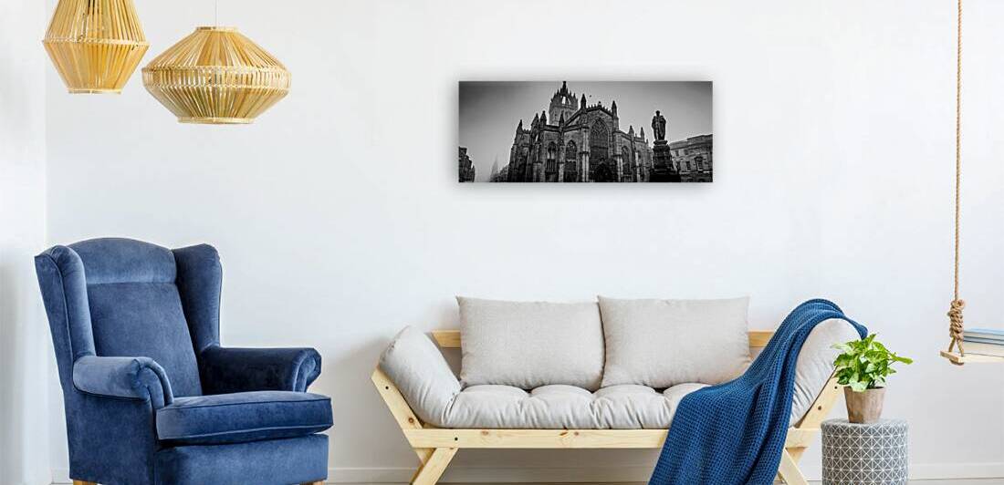 st giles cathedral  panoramic 4674 Giles 13k by Black And White