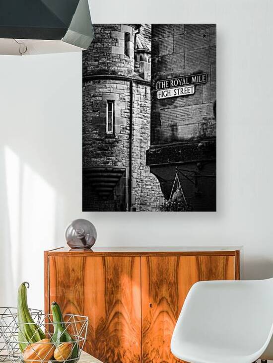 royal mile high street  vertical 4677 High 13k.jp by Black And White