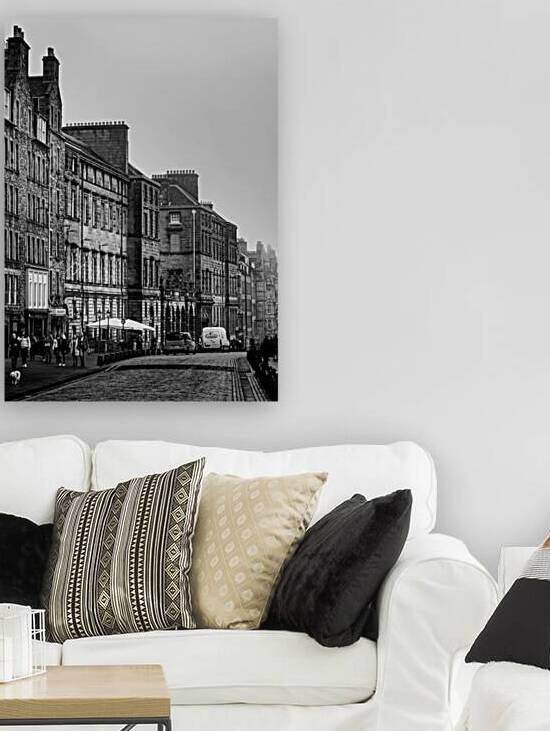 the royal mile old town edinburgh  vertical 4664 by Black And White