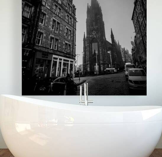 royal mile at johnston terrace  square 4694 Terra by Black And White