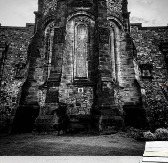 scottish war memorial edinburgh castle  square 46 by Black And White