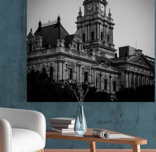 cape town city hall building  square 2987 Mandela by Black And White