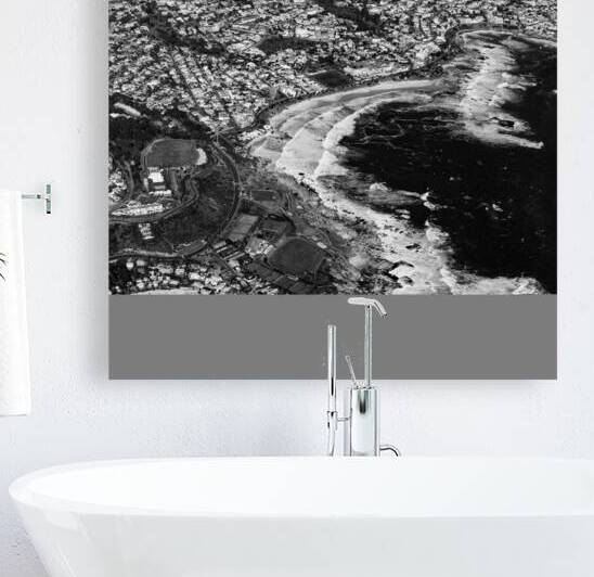 camps bay coastline  square 2972 Camps 13k by Black And White