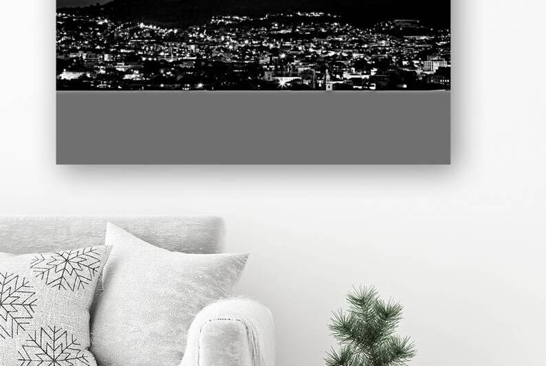 gardens district at lions head at night  horizont by Black And White