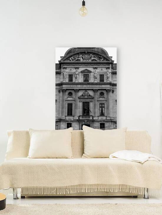 cour de cassation french supreme court building by Black And White